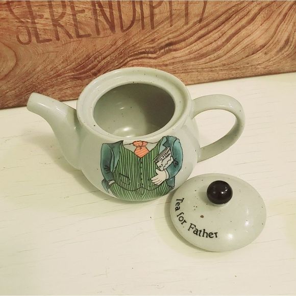 Fathers Day Gift Tea for One Novelty Teapot Set Tea For Father - Picture 10 of 14